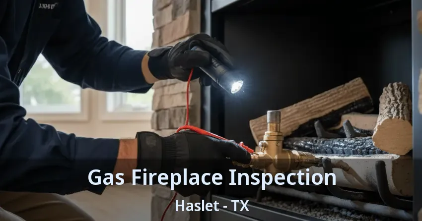 Gas Fireplace Inspection Haslet - TX