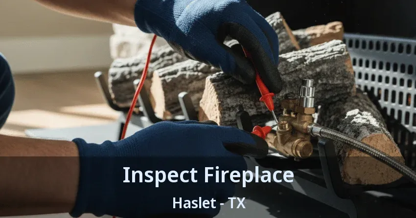 Inspect Fireplace Haslet - TX