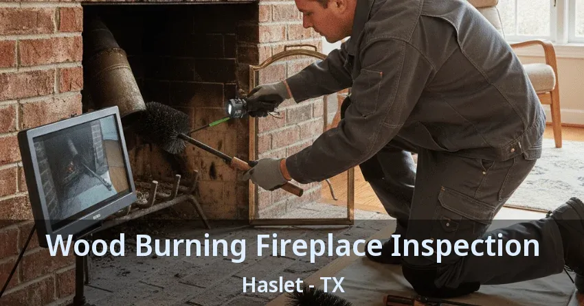 Wood Burning Fireplace Inspection Haslet - TX